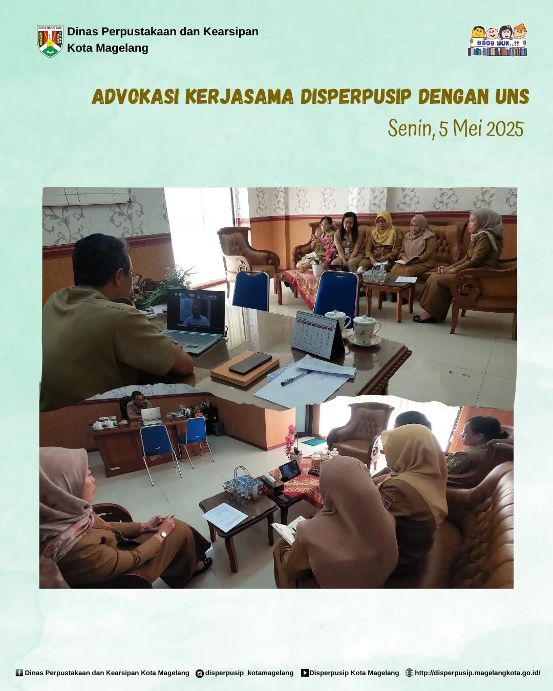 Advokasi Kerjasama Disperpusip dengan UNS