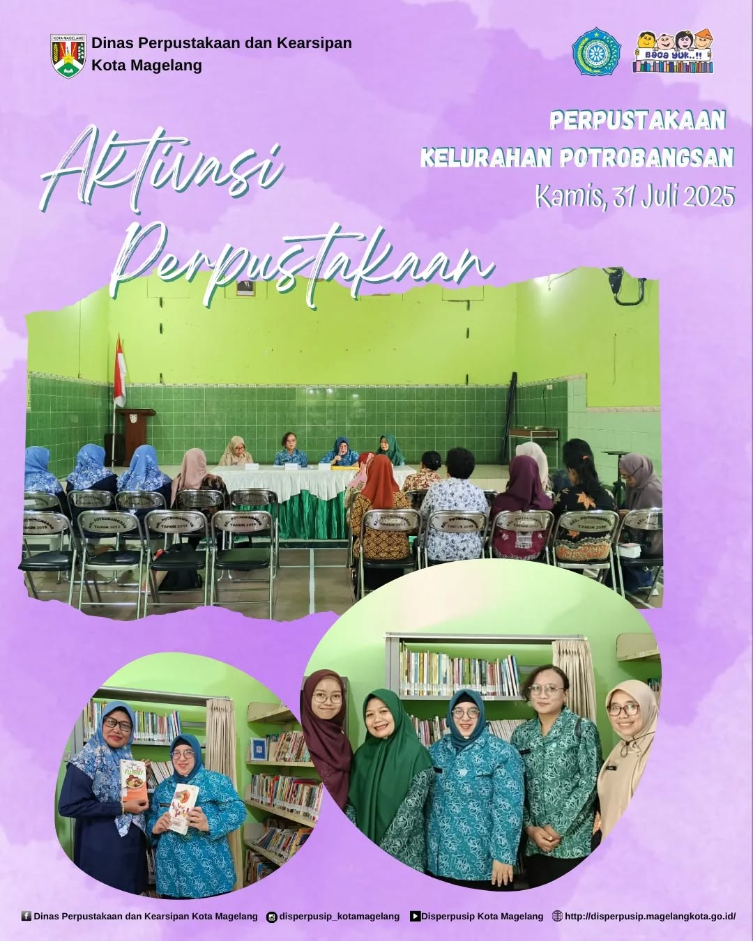 Aktivasi Perpustakaan Kelurahan Potrobangsan 