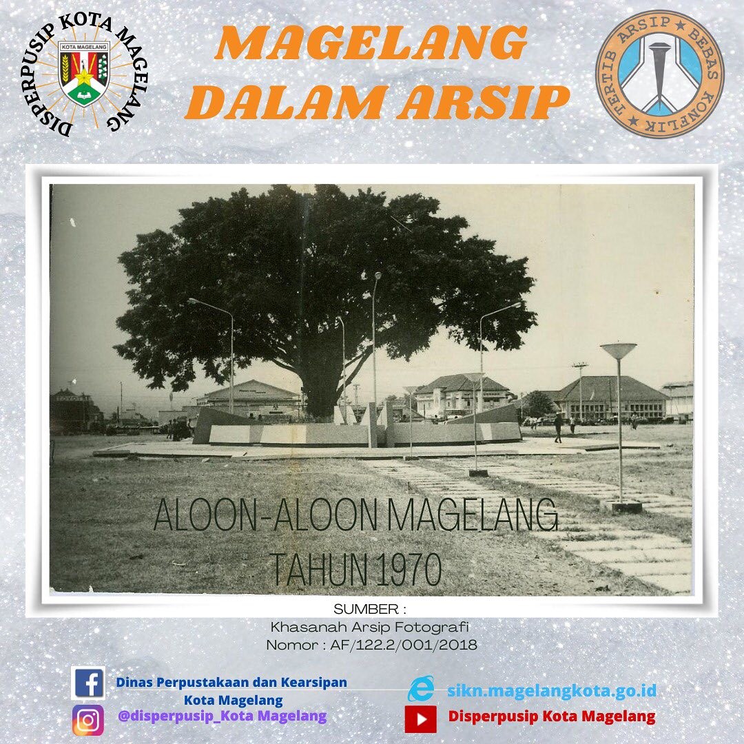 Aloon- aloon Kota Magelang tahun 1970