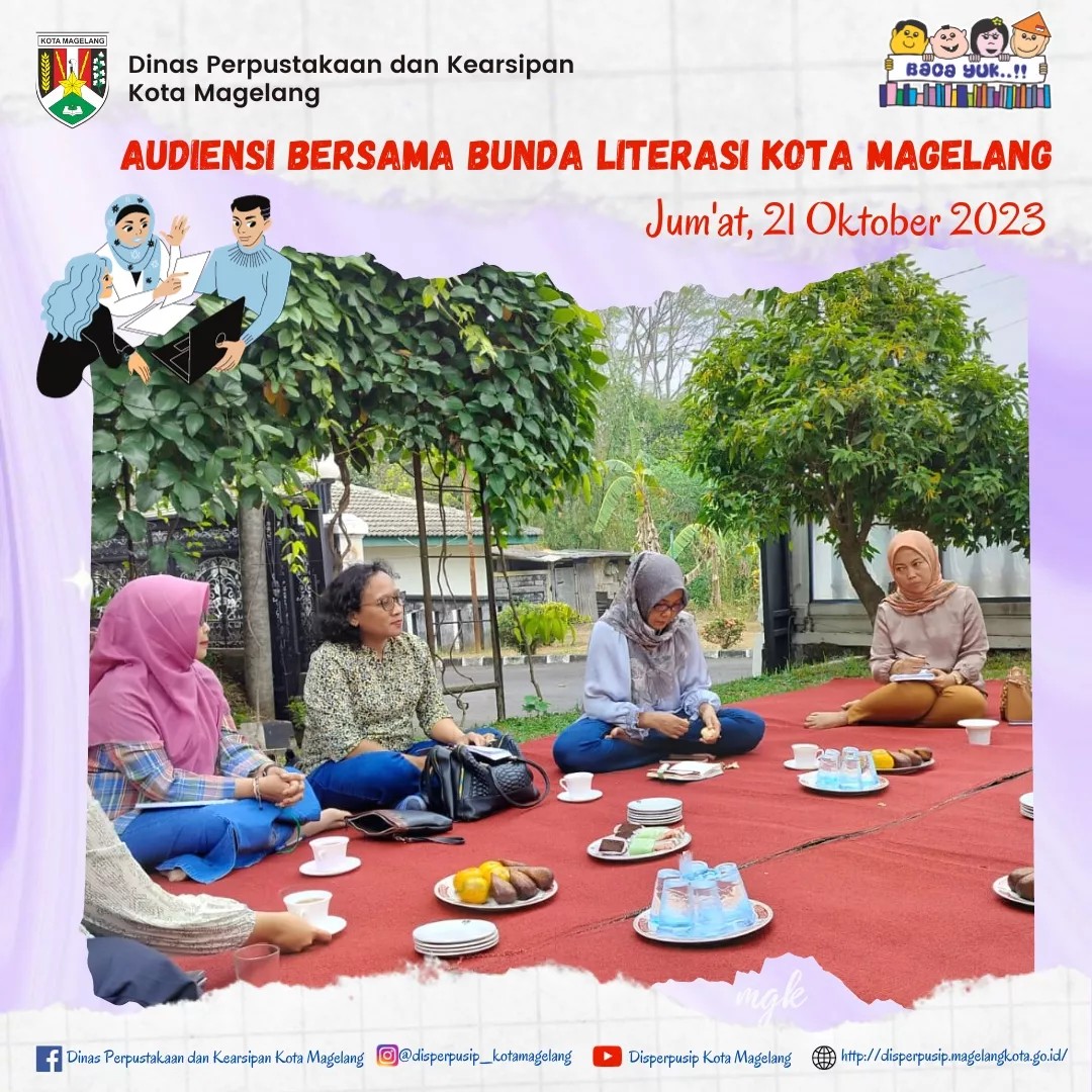 Audiensi Bersama Bunda Literasi Kota Magelang