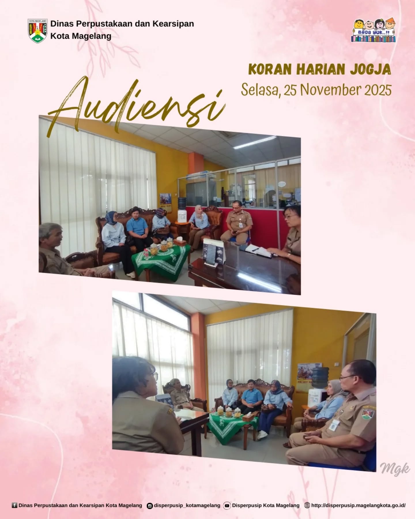 Audiensi Bersama Surat Kabar Harian Jogja