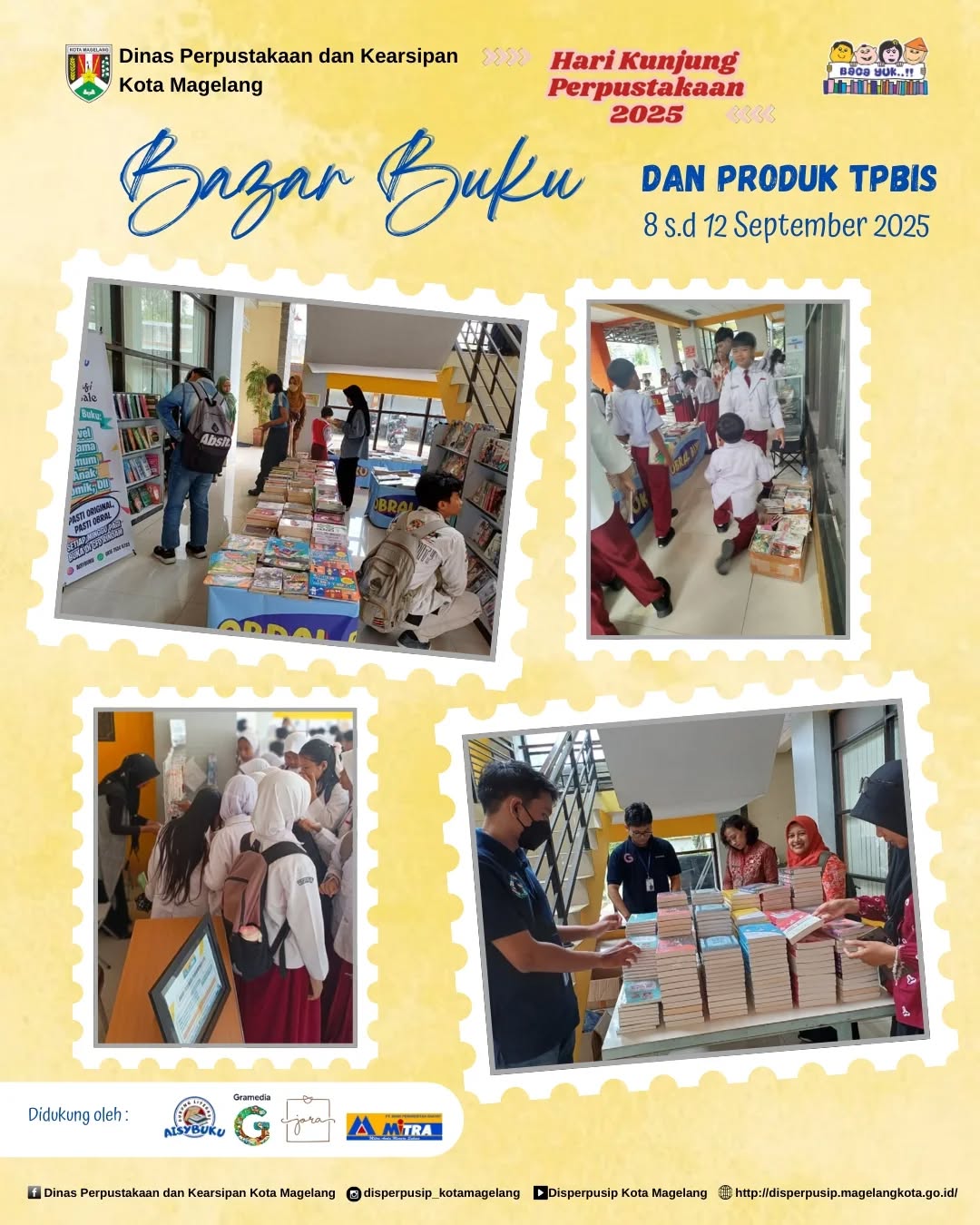 Bazar Buku dan Produk TPBIS Dalam Rangka Hari Kunjung Perpustakaan 2025 