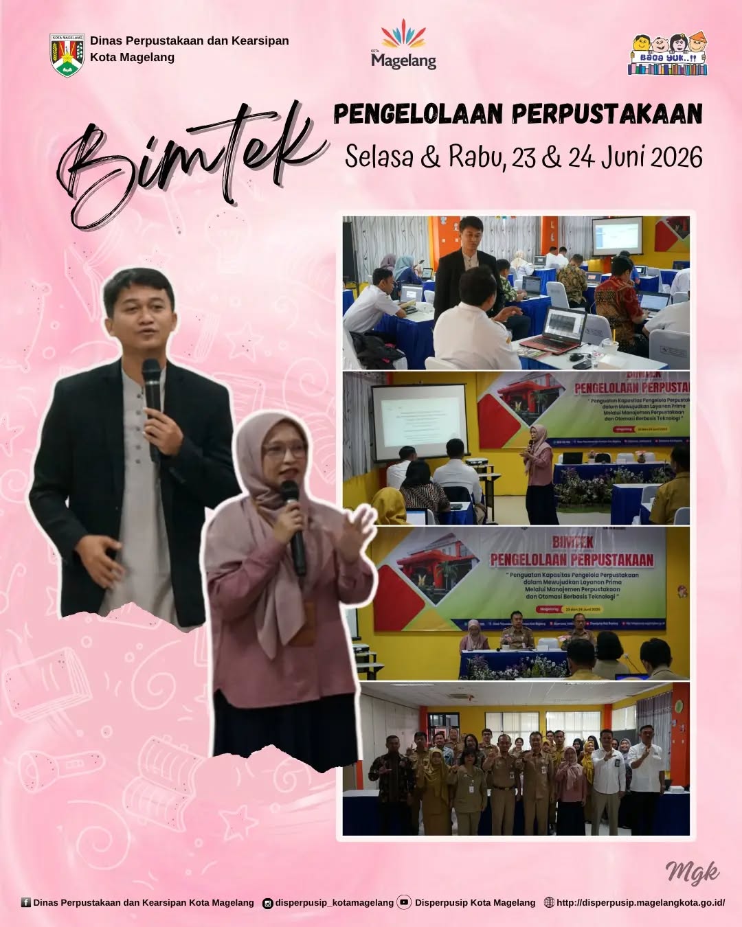 Bimtek Pengelola Perpustakaan Tahun 2026 di Kota Magelang