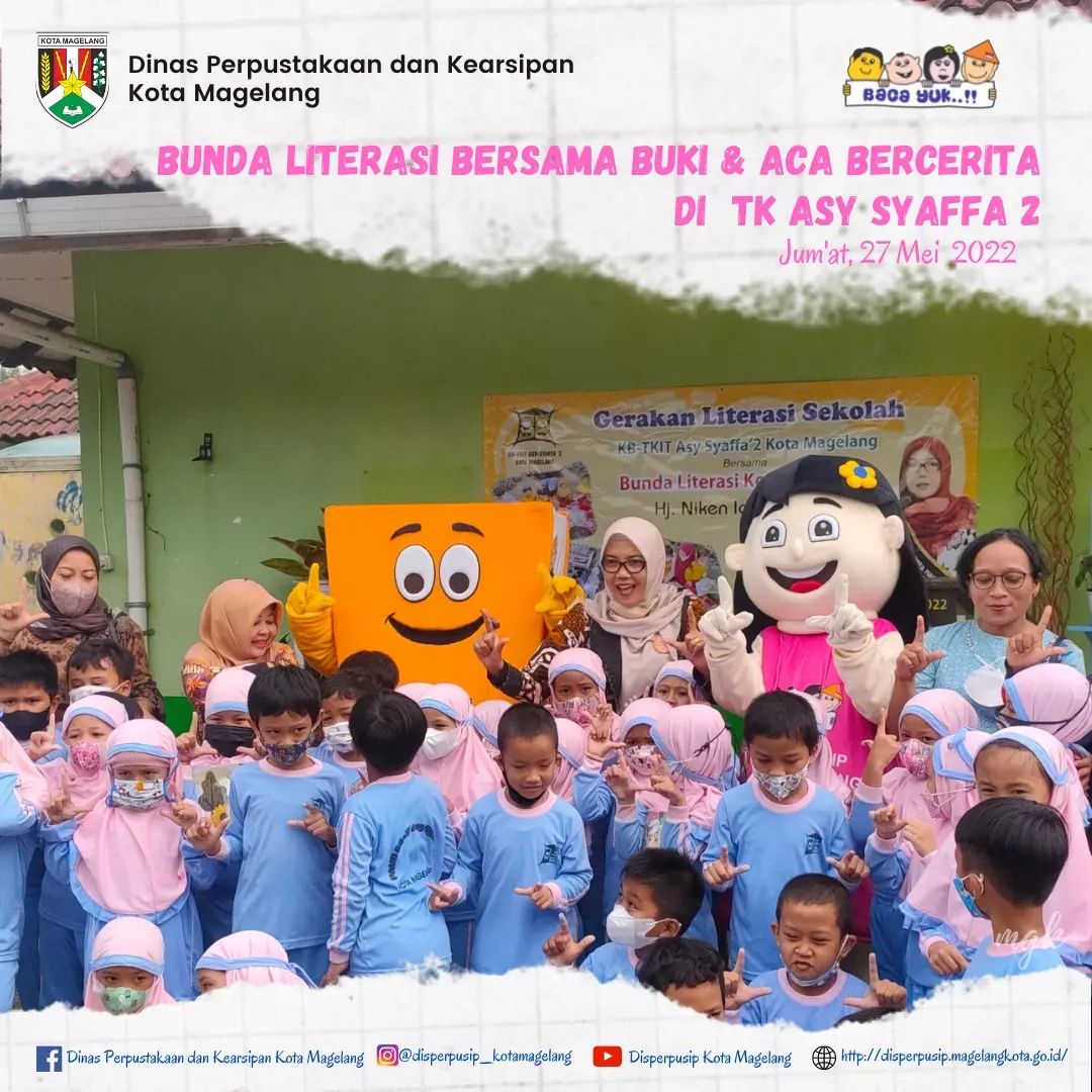 Bunda Literasi Bersama BUKI dan Aca Bercerita di TK Asy Syaffa 2