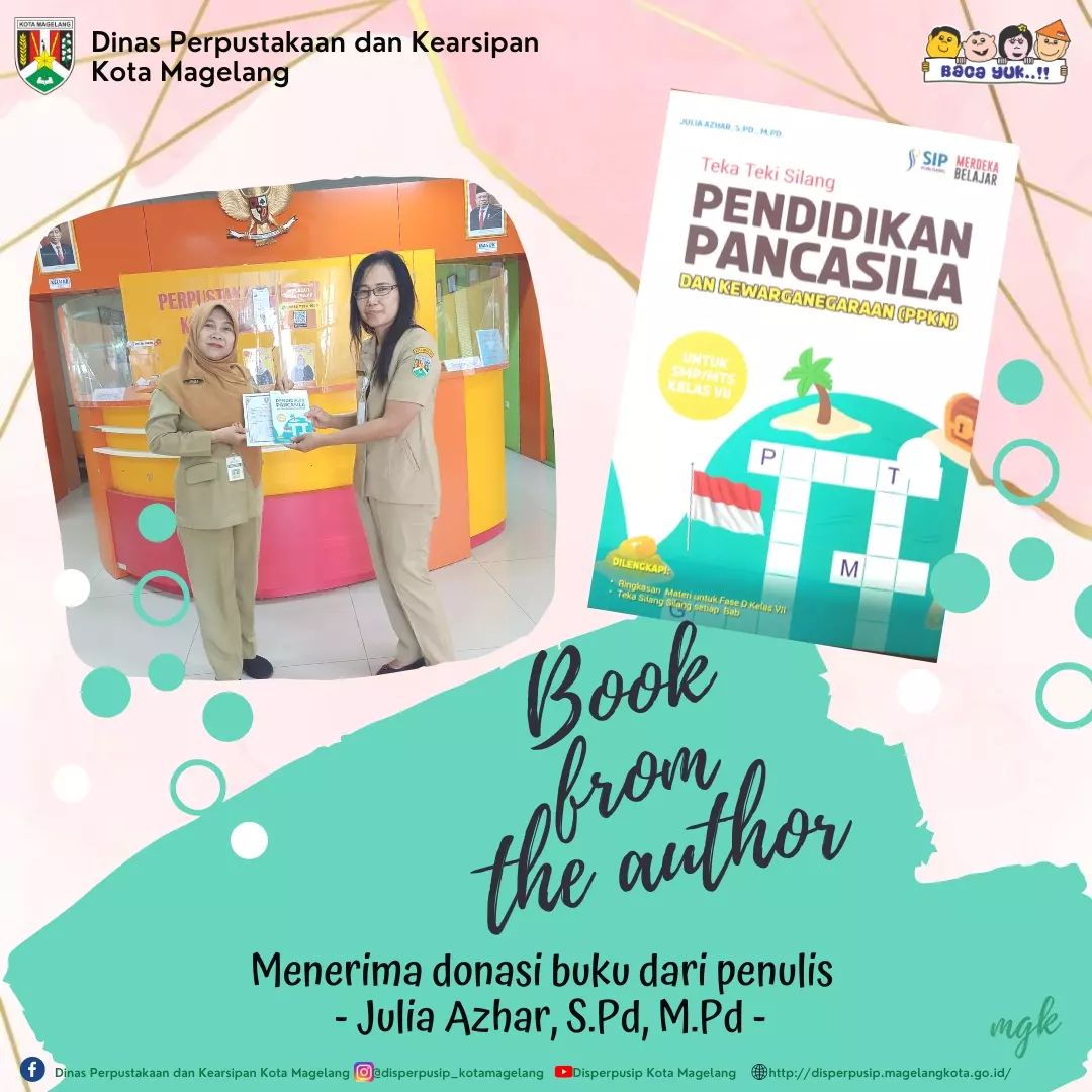 Donasi Buku Kedua dari Penulis Julia Azhar