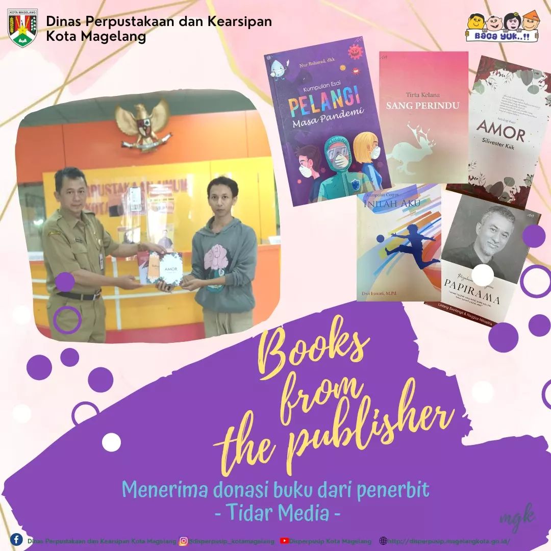 Donasi Buku dari Penerbit Tidar Media