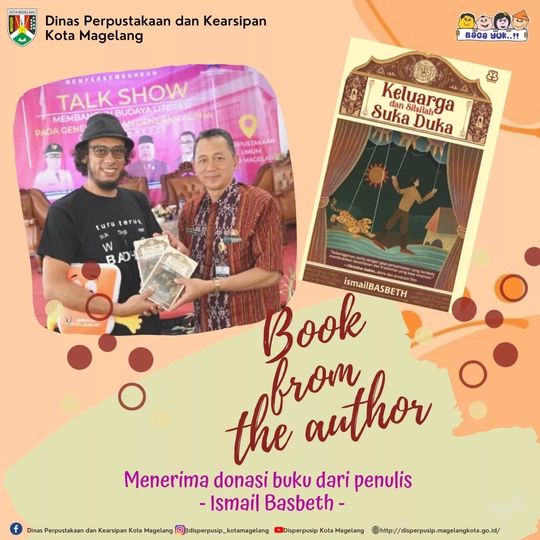 Donasi Buku dari Penulis Ismail Basbeth 2023