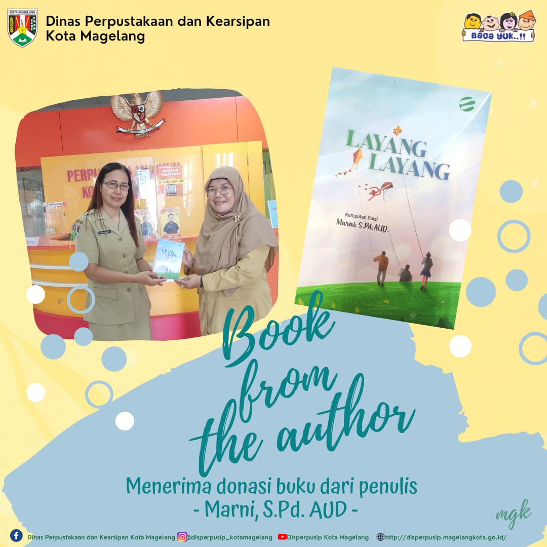 Donasi Buku dari Penulis Marni