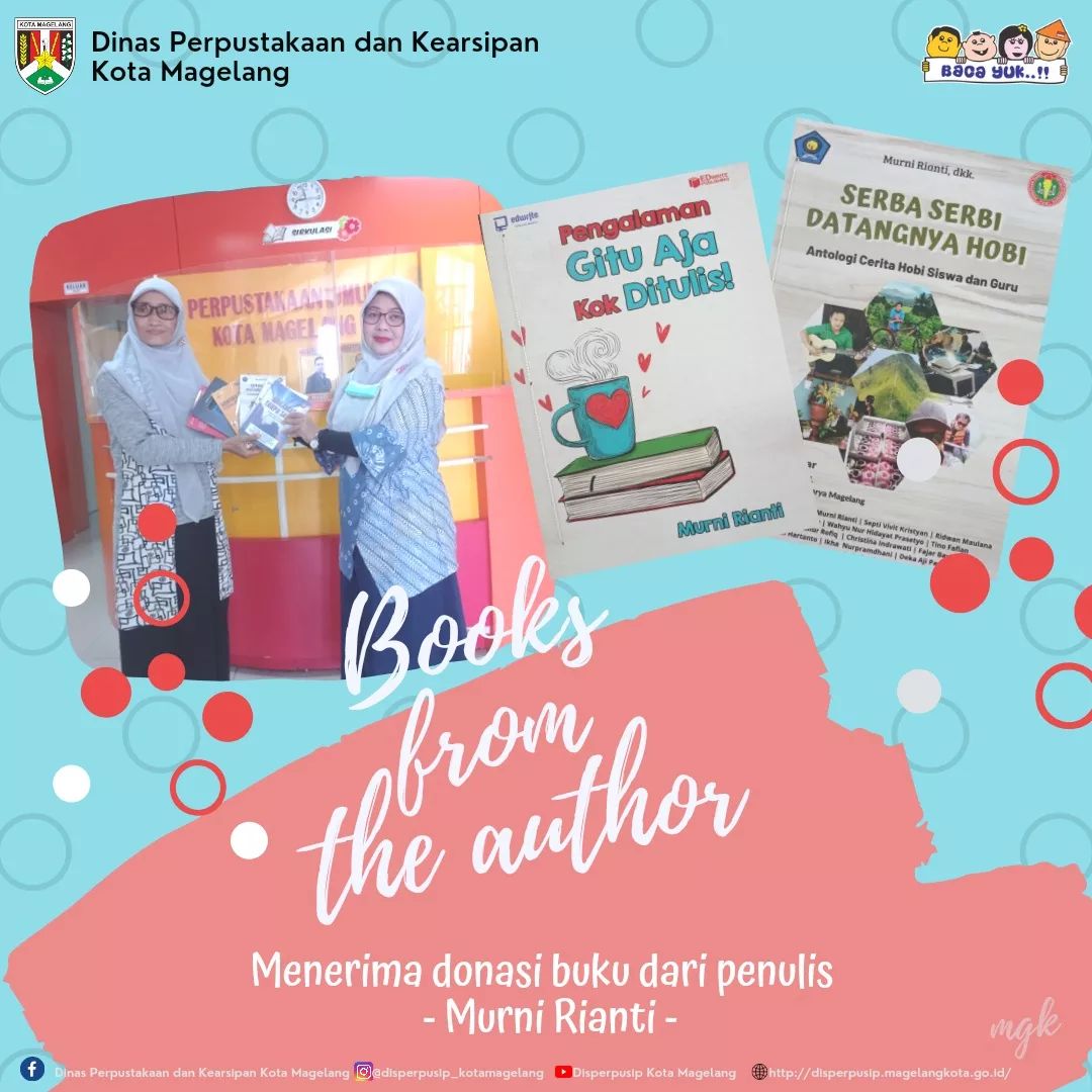 Donasi Buku dari Penulis Murni Rianti