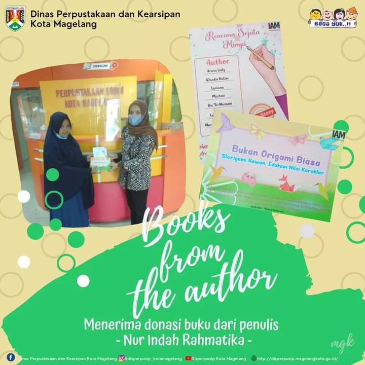 Donasi Buku dari Penulis Nur Indah Rahmatika