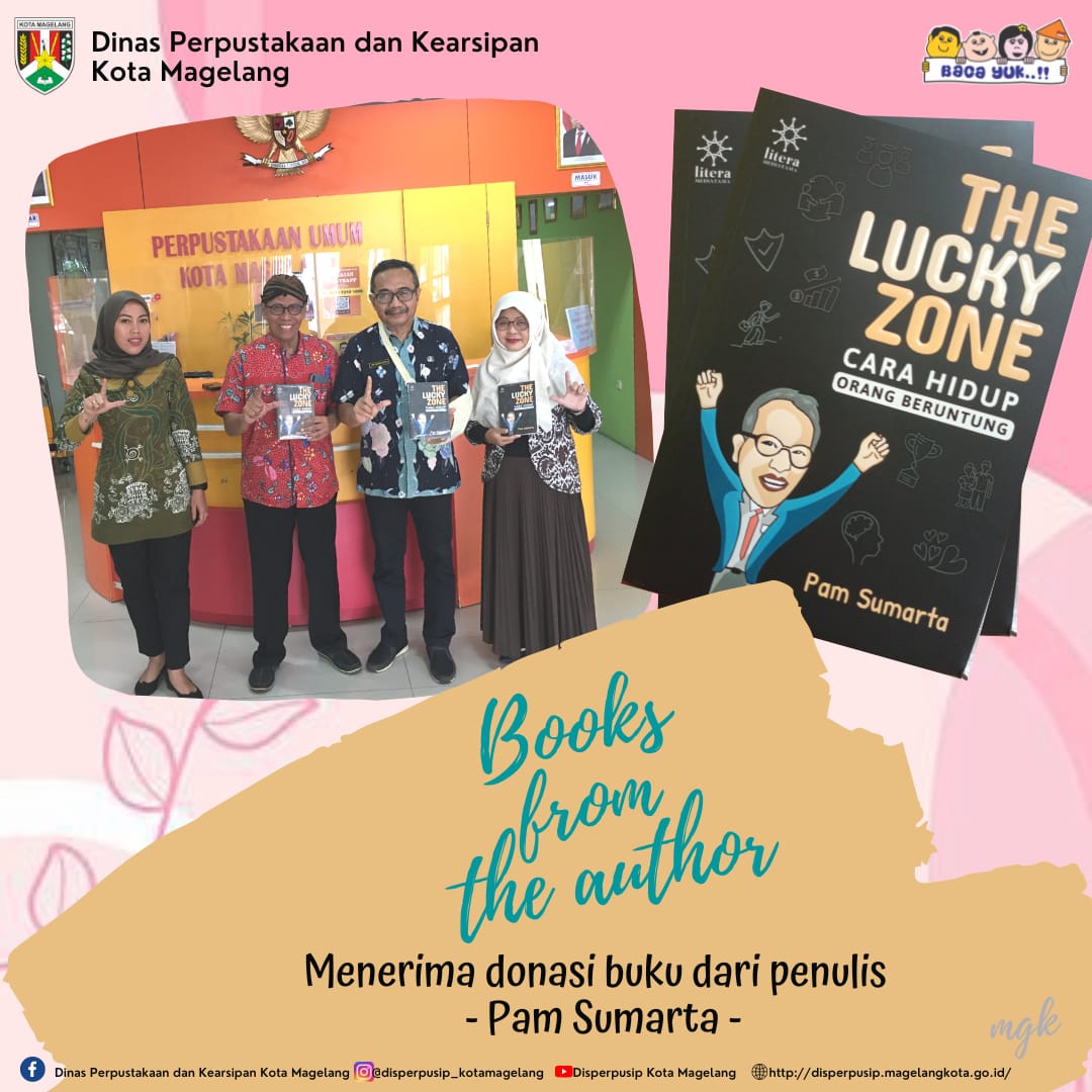 Donasi Buku dari Penulis Pam Sumarta