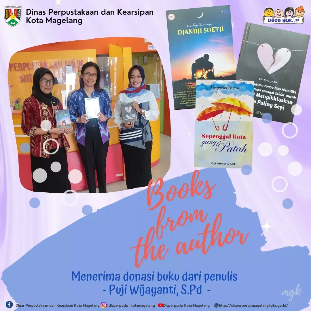 Donasi Buku dari Penulis Puji Wijayanti 2023