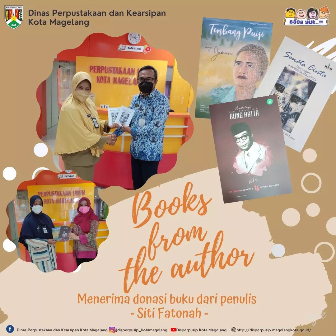 Donasi Buku dari Penulis Siti Fatonah