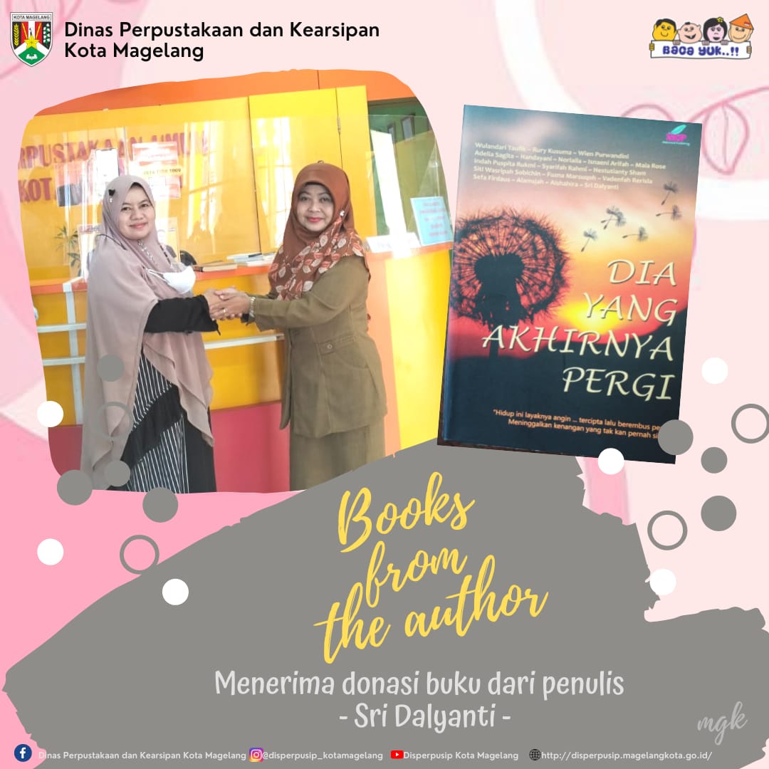 Donasi Buku dari Penulis Sri Dalyanti