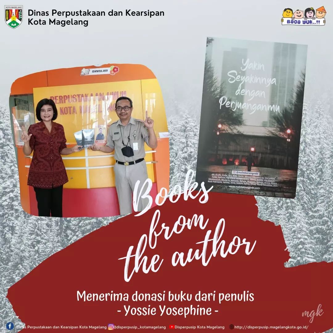 Donasi Buku dari Penulis Yossie Yosephine yang Kedua Kali