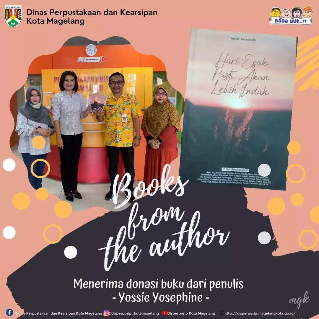 Donasi Buku dari Penulis Yossie Yosephine