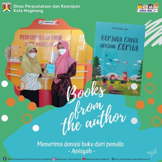 Donasi Buku dari Penulis Anisyah