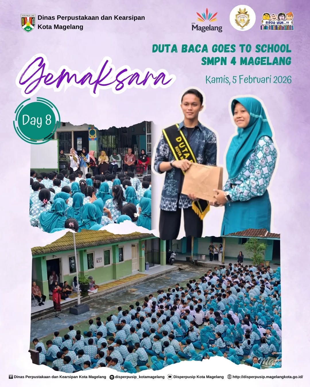 Duta Baca Goes To School SMP Negeri 4 Magelang