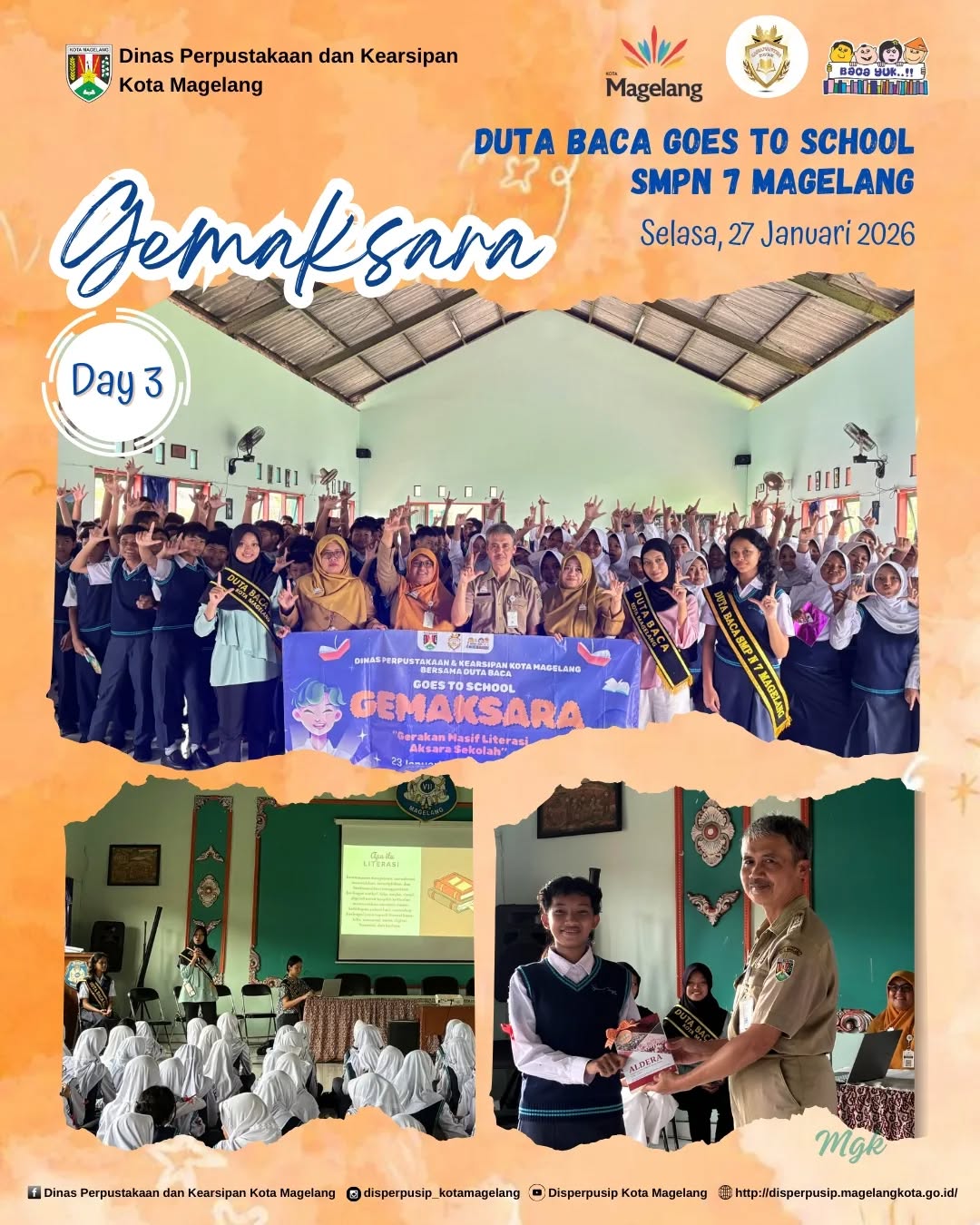 Duta Baca Goes To School SMP Negeri 7 Magelang
