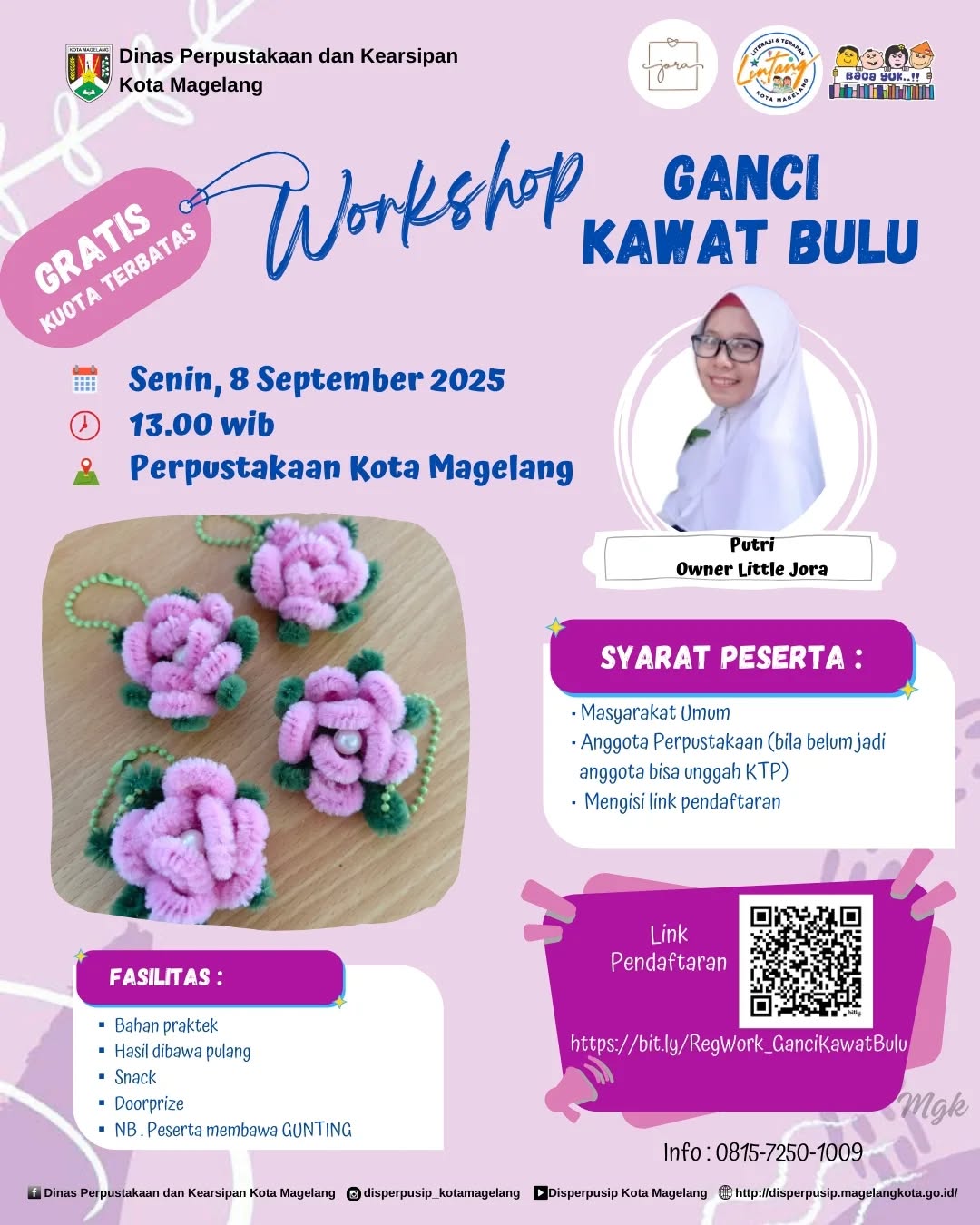Flyer Workshop Ganci Kawat Bulu