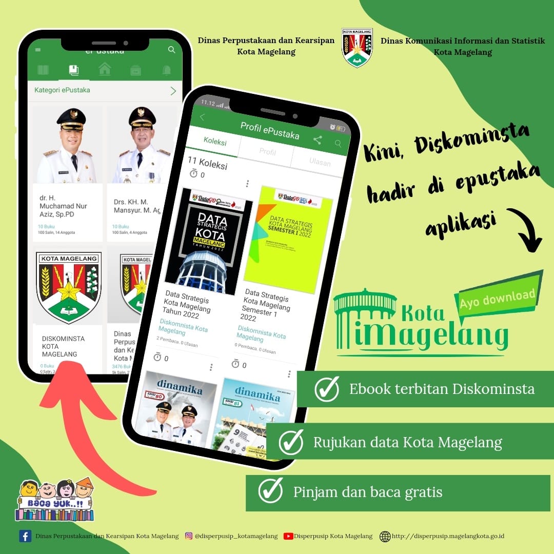 Kini Diskominsta hadir di Epustaka Aplikasi