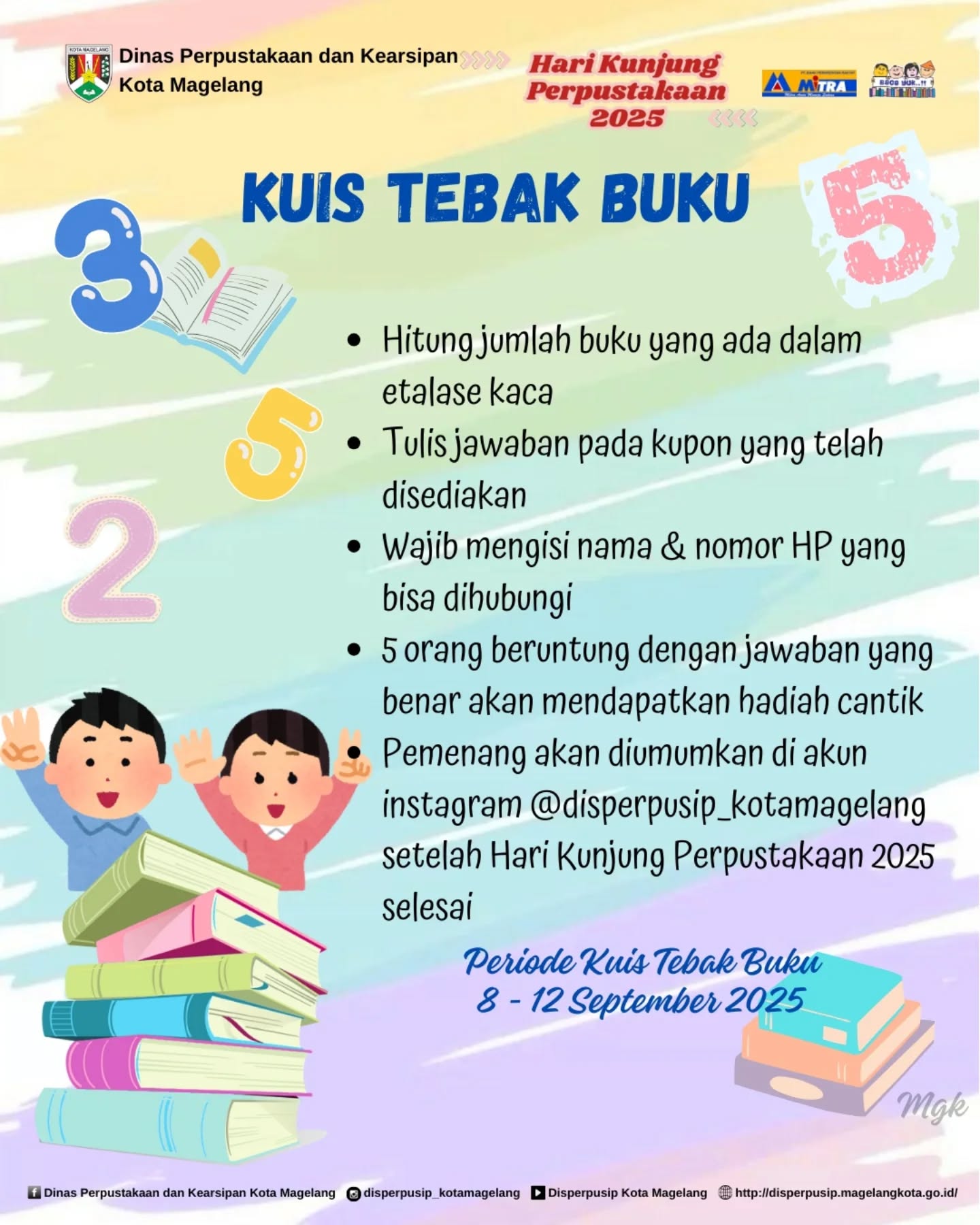 Kuis Tebak Buku Peringatan Hari Kunjung Perpustakaan Tahun 2025