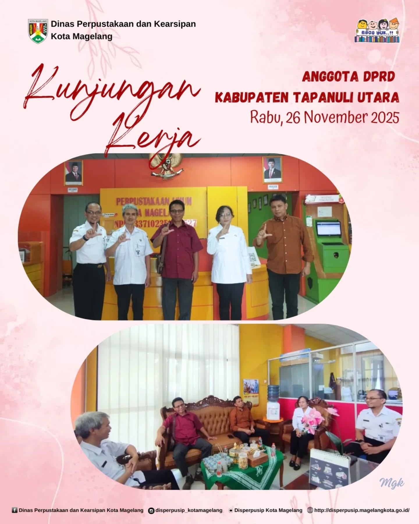 Kunjungan Kerja  anggota DPRD Kabupaten Tapanuli Utara