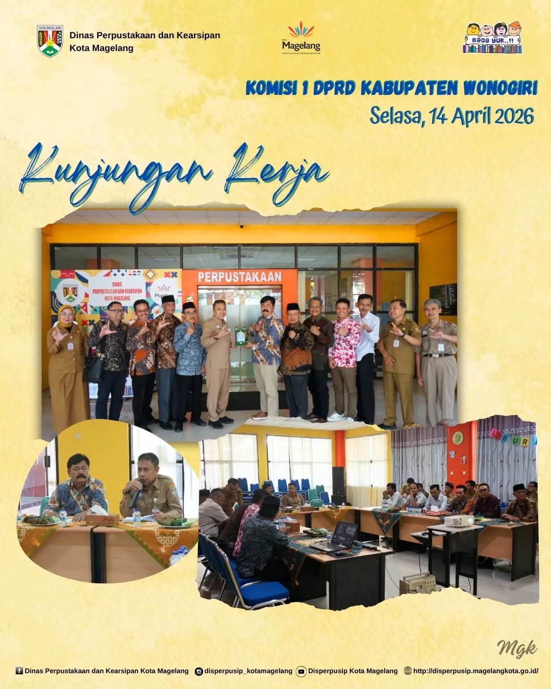 Kunjungan Kerja Anggota Komisi 1 DPRD Kabupaten Wonogiri