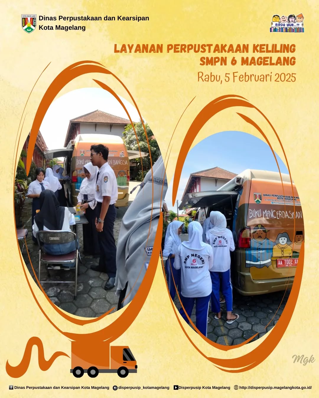 Layanan Perpustakaan Keliling SMP Negeri 6