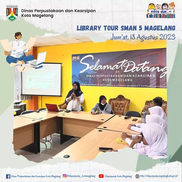 Library Tour SMA N 5 Magelang