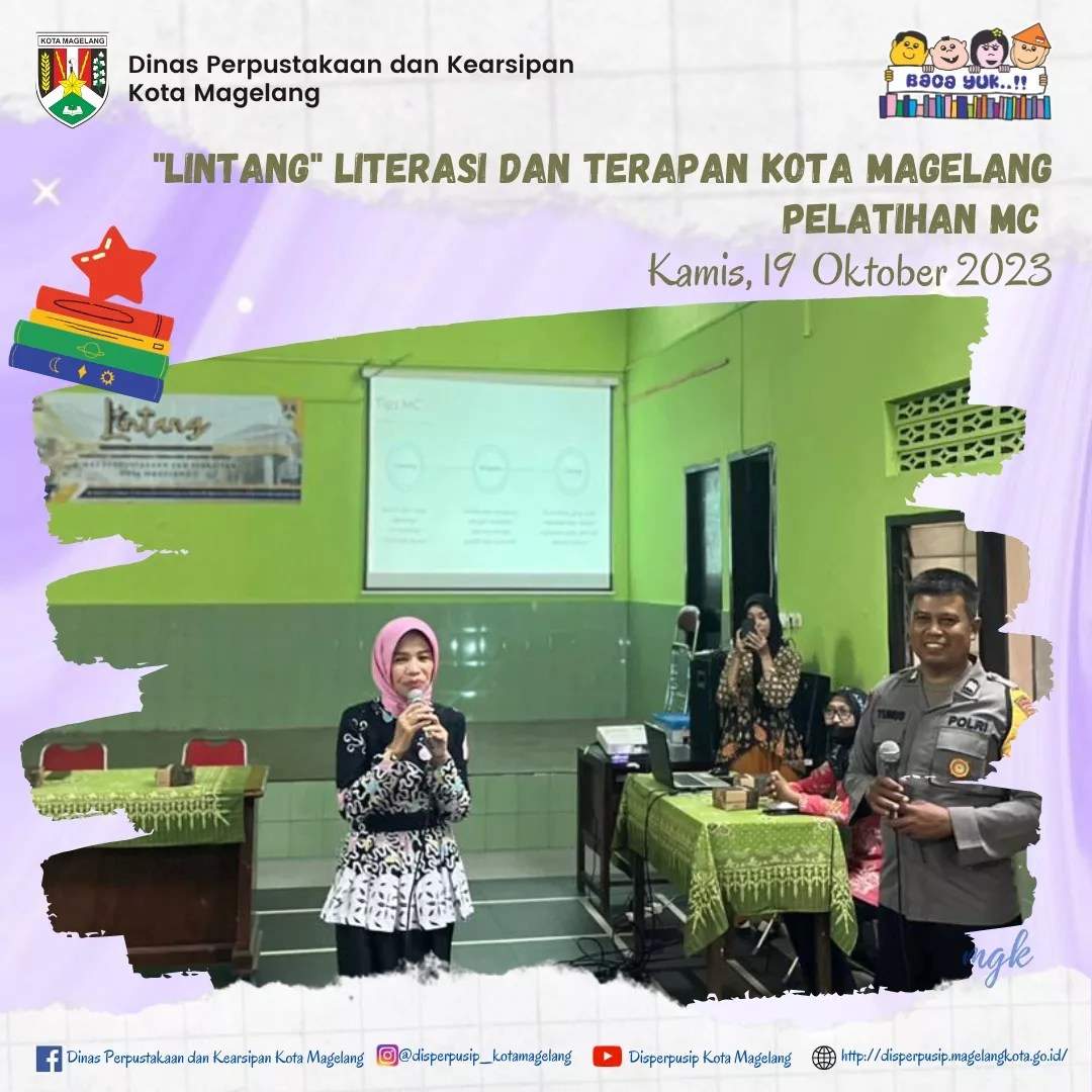 Lintang Literasi Dan Terapan Kota Magelang Pelatihan MC 2023