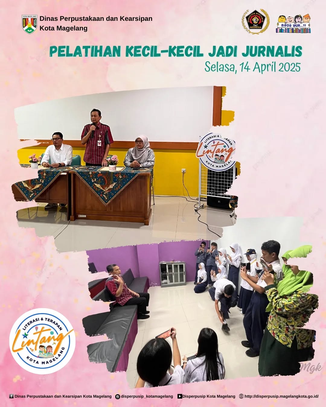 Lintang Literasi Terapan Kota Magelang Pelatihan Jurnalistik 2025