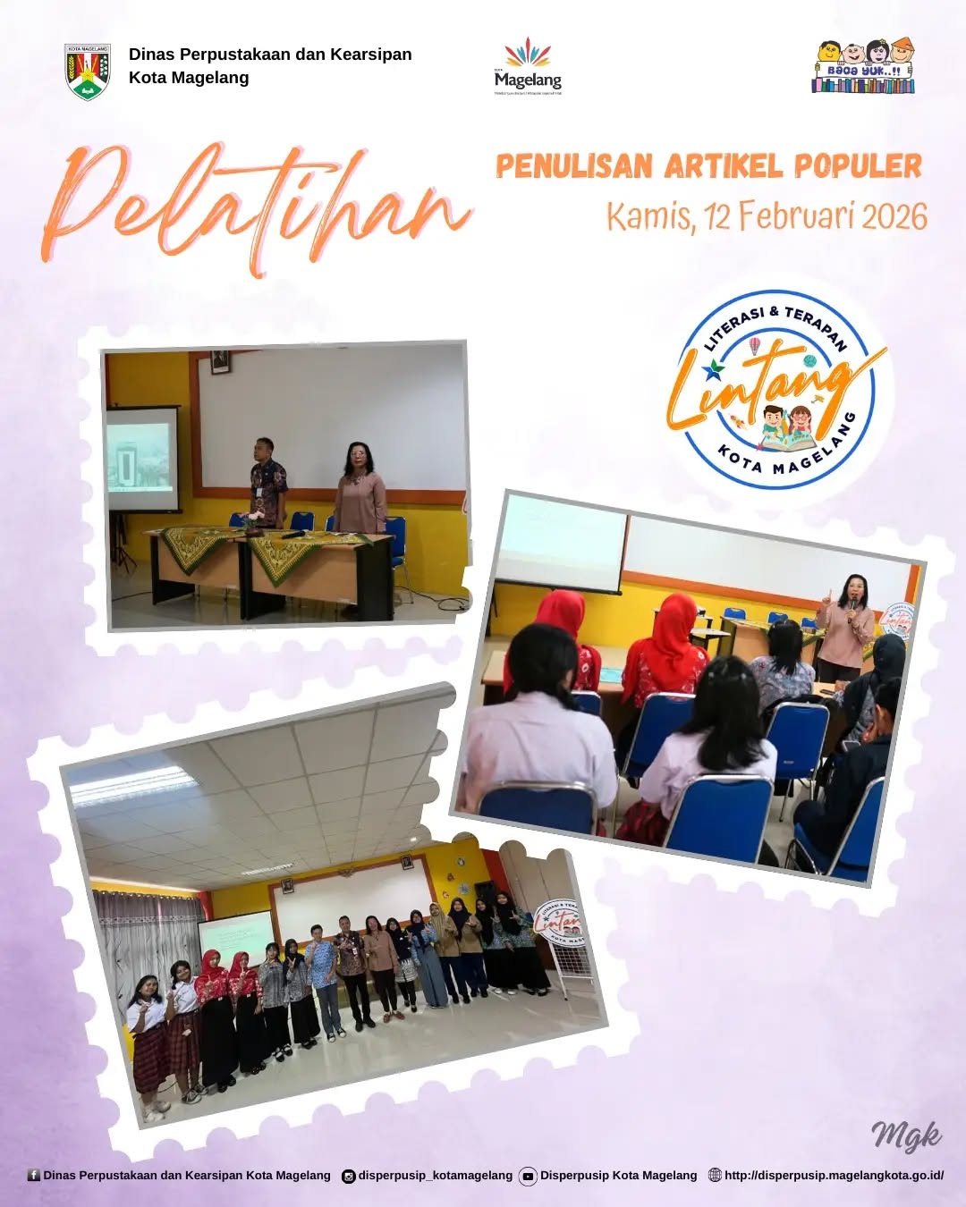 Lintang Pelatihan Penulisan Artikel Populer
