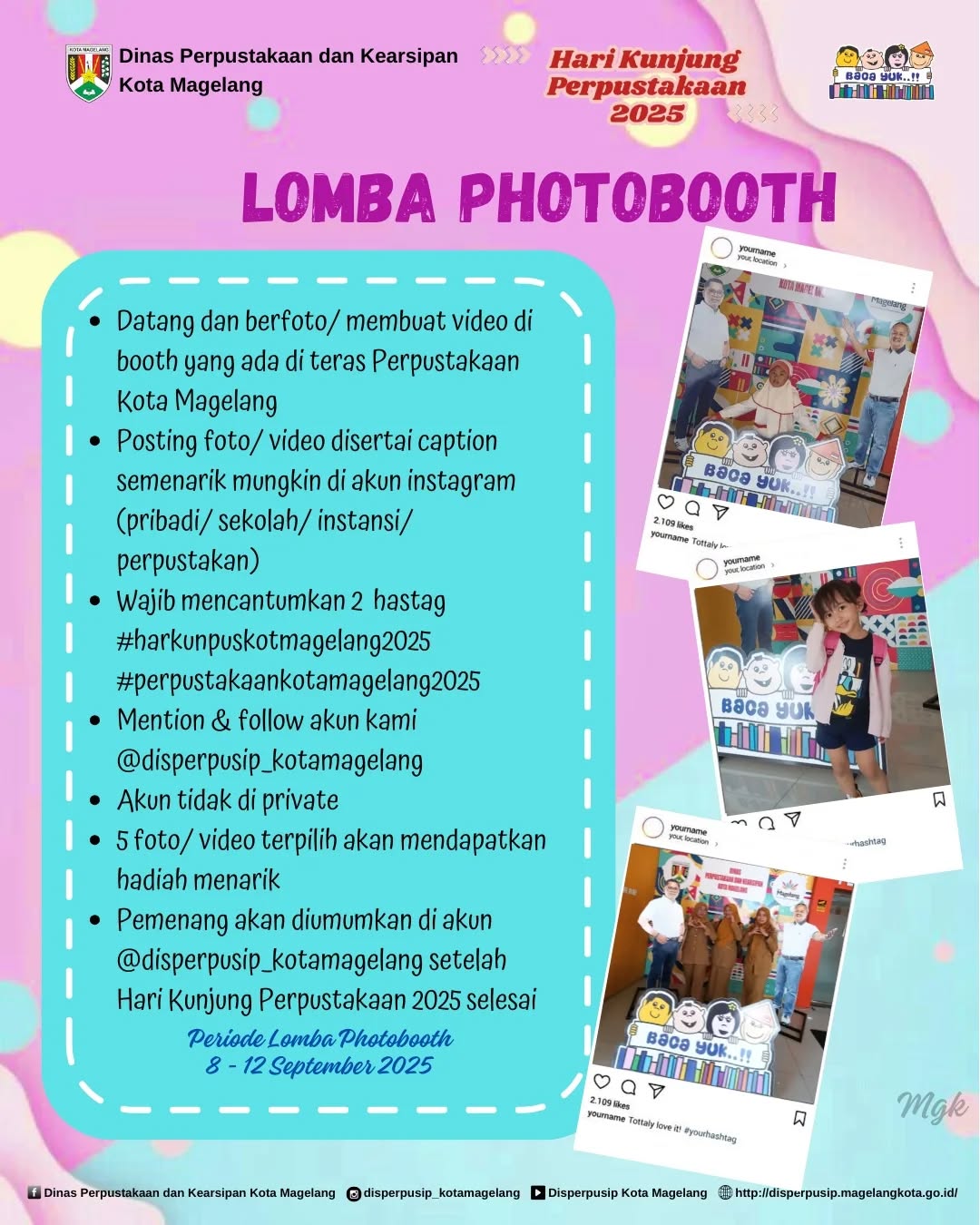 Lomba Photobooth Perpustakaan Kota Magelang