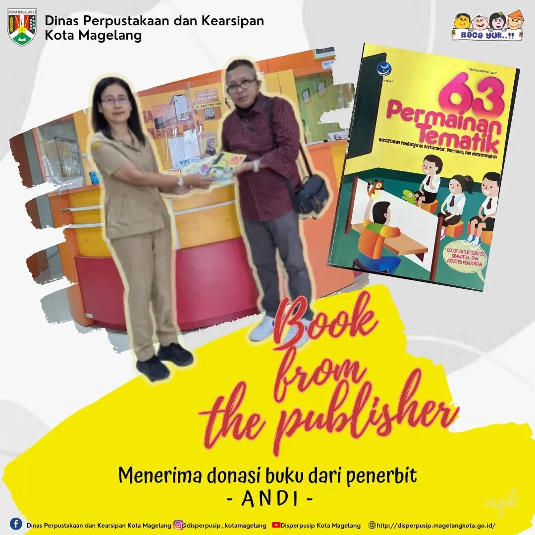 Menerima DonasI Buku dari Penerbit Andi