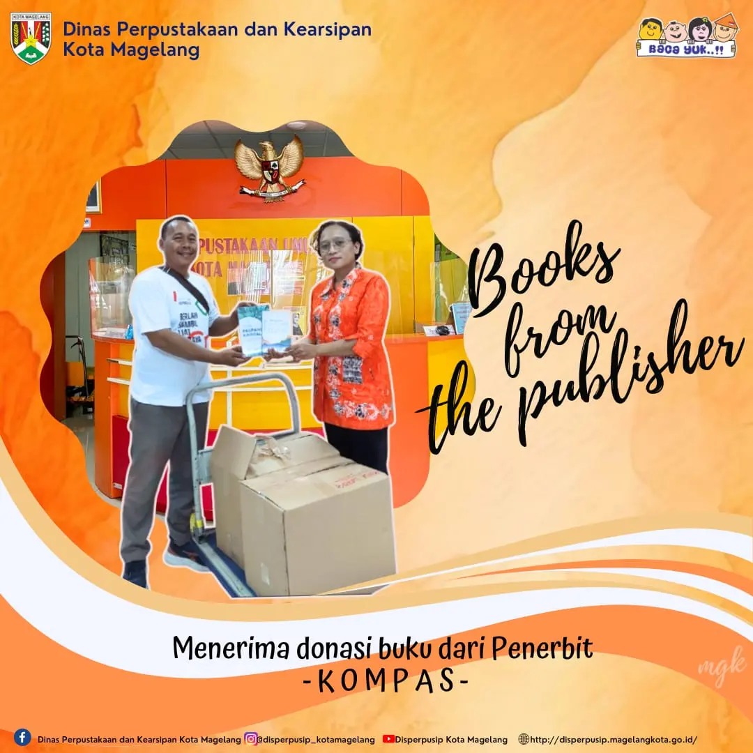 Menerima DonasI Buku dari Penerbit Kompas 