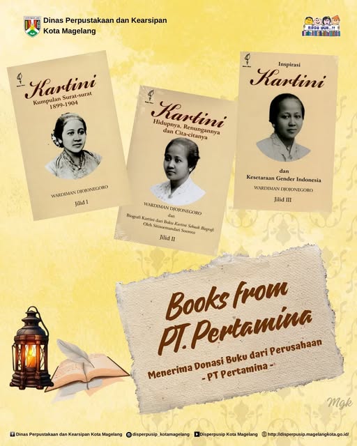 Menerima Donasi Buku dari PT Pertamina