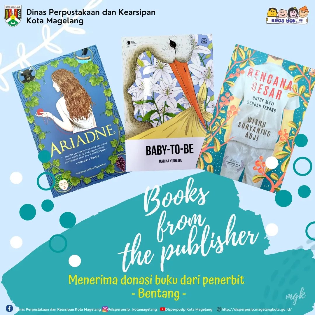 Menerima Donasi Buku dari Penerbit Bentang