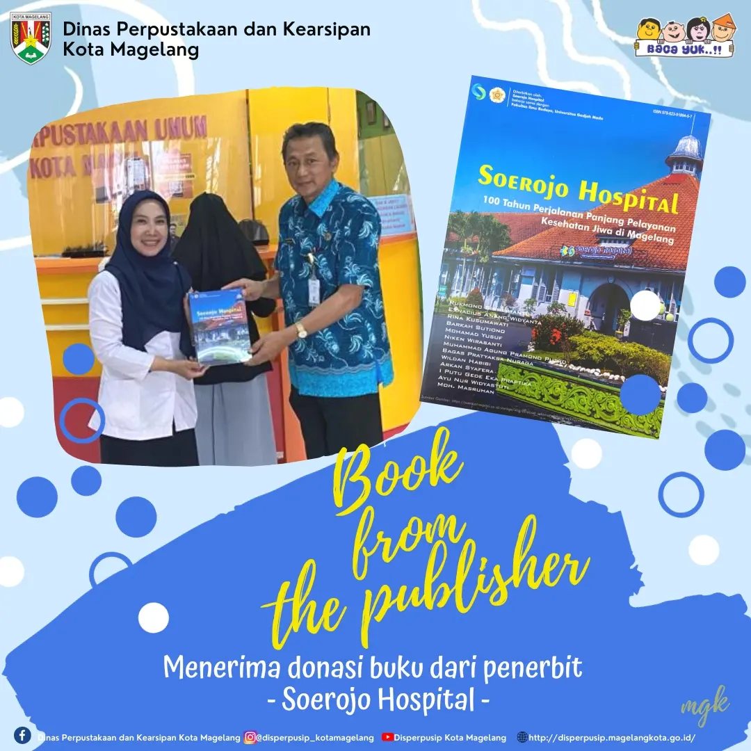 Menerima Donasi Buku dari Penerbit Soerojo Hospital 