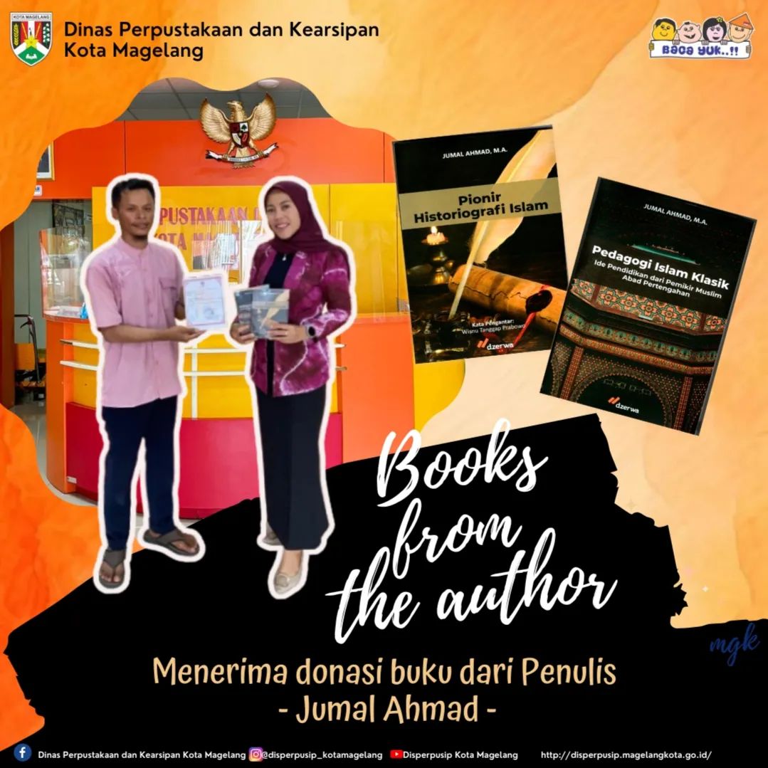 Menerima Donasi Buku dari Penulis Jumal Ahmad