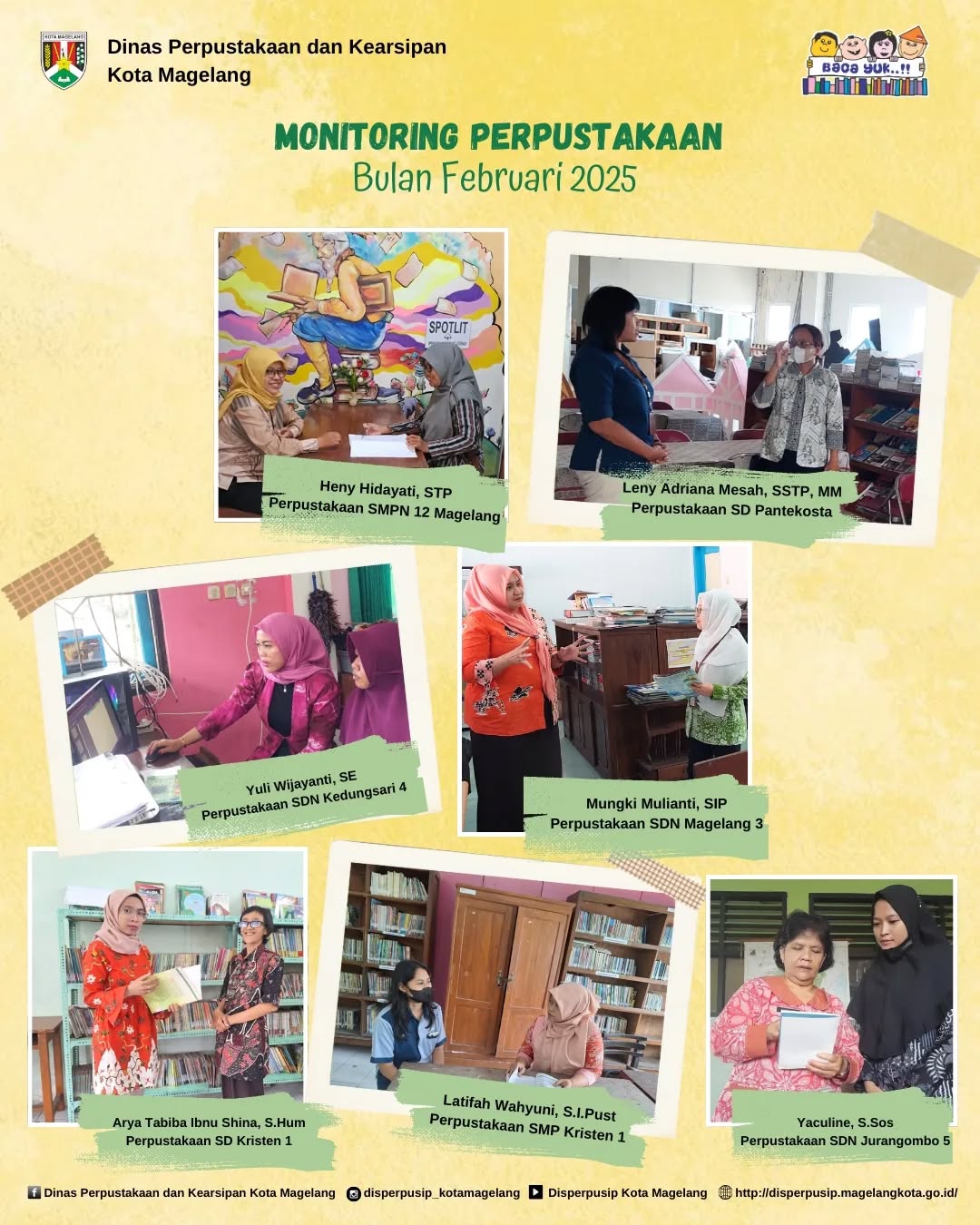 Monitoring Perpustakaan Bulan Februari 2025