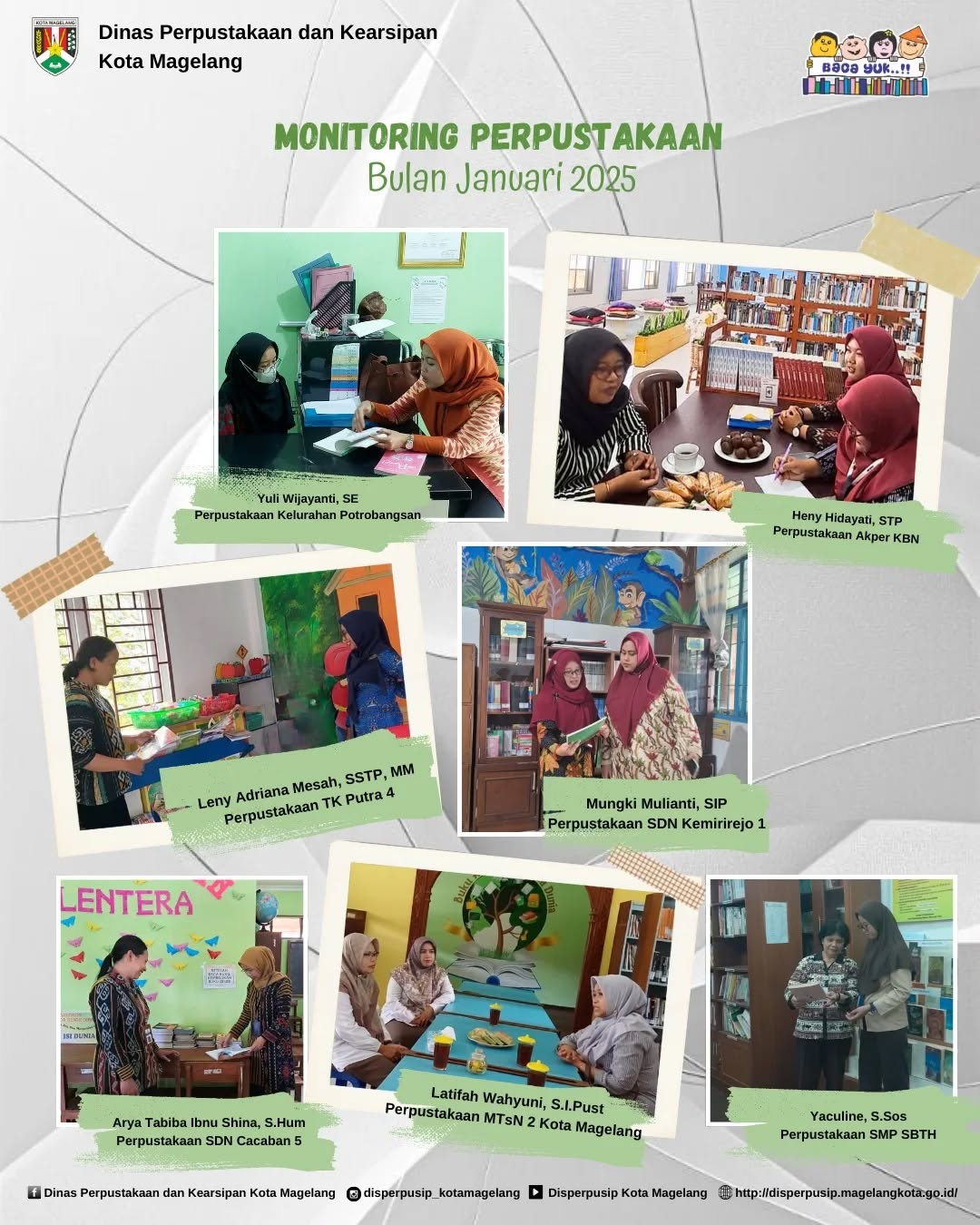 Monitoring Perpustakaan Bulan Januari 2025