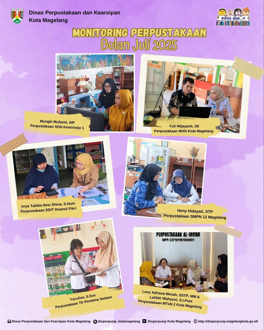 Monitoring Perpustakaan Bulan Juli 2025