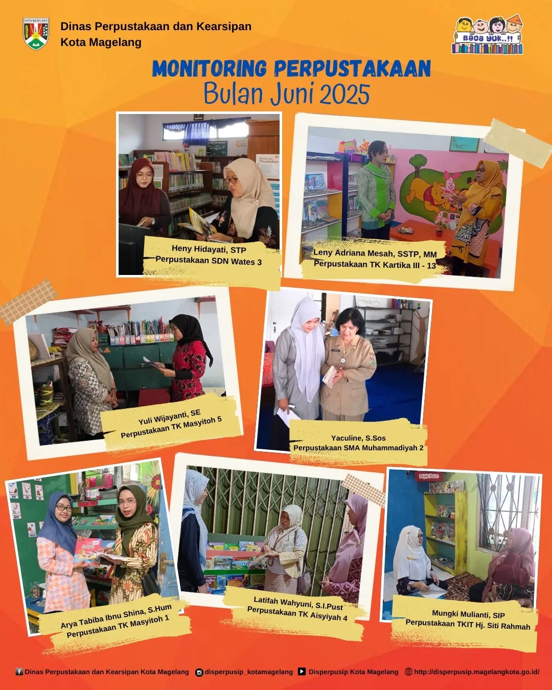 Monitoring Perpustakaan Bulan Juni 2025 