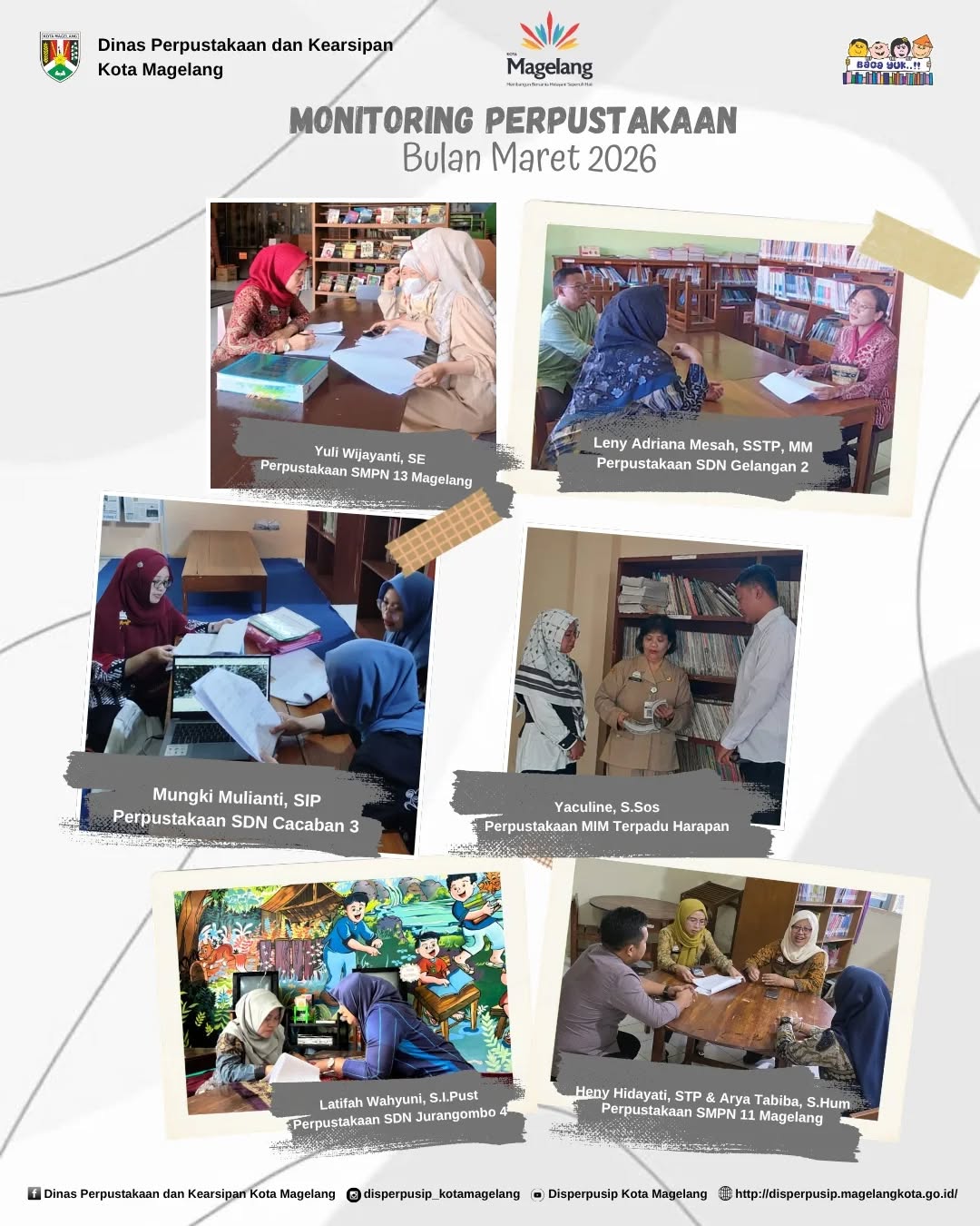 Monitoring Perpustakaan Kota Magelang Bulan Maret 2026