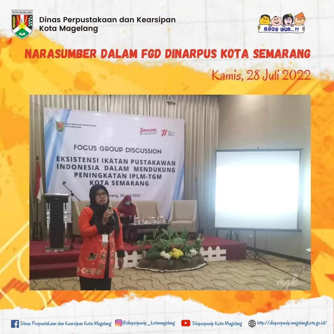 Narasumber Dalam FGD Dinarpus Kota Semarang