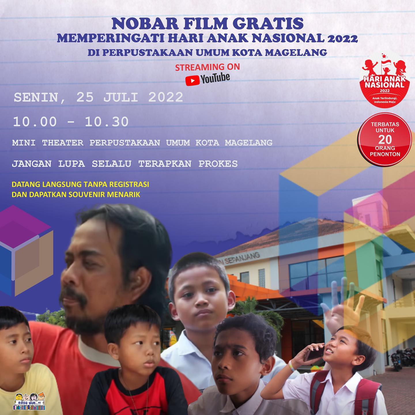 Nobar Film Gratis Memperingati Hari Anak Nasional 2022