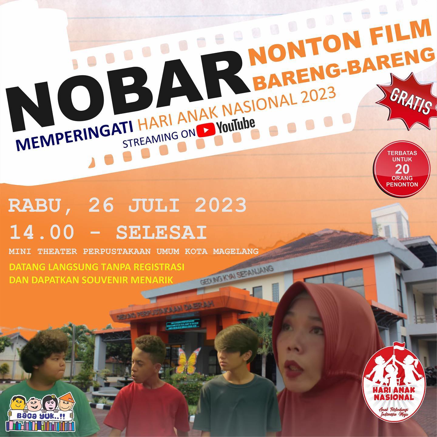 Nobar Memperingati Hari Anak Nasional 2023