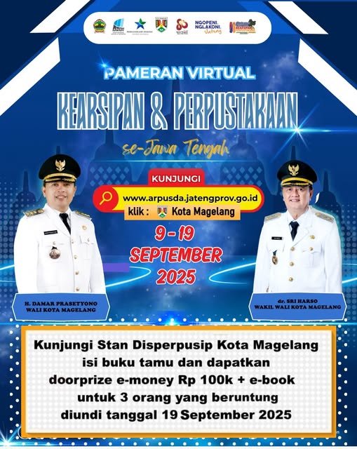 PAMERAN VIRTUAL KEARSIPAN DAN PERPUSTAKAAN SE-JATENG Tahun 2025