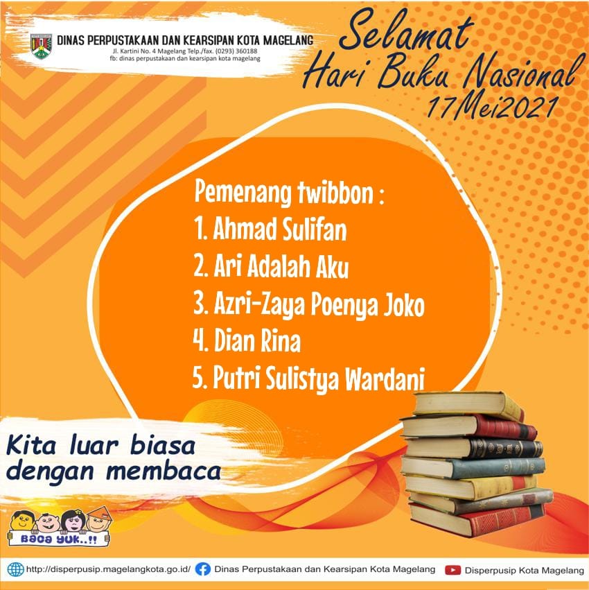 PEMENANG TWIBBON HARI BUKU NASIONAL